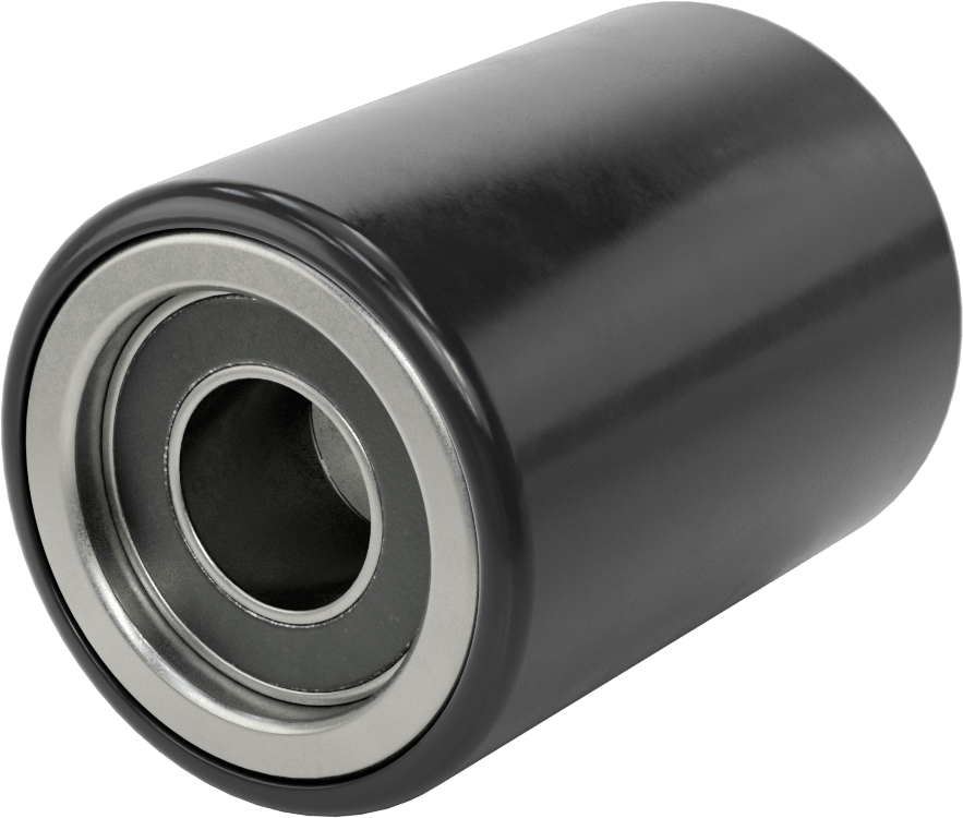 Poliüretan Palet ve Forklift Tekerleği, Taç için Rulmanlı, 3-1/4" Çap x 4-3/8" Genişlik