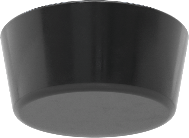 SBR Kauçuk Konik Tapa, Anma Ölçüsü 14, 3" ila 3-15/32" İç Çap için, Delik Olmadan