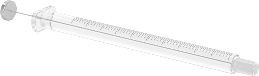 Cam Şırınga, Luer Slip Bağlantılı, 0.01 ml Kapasite