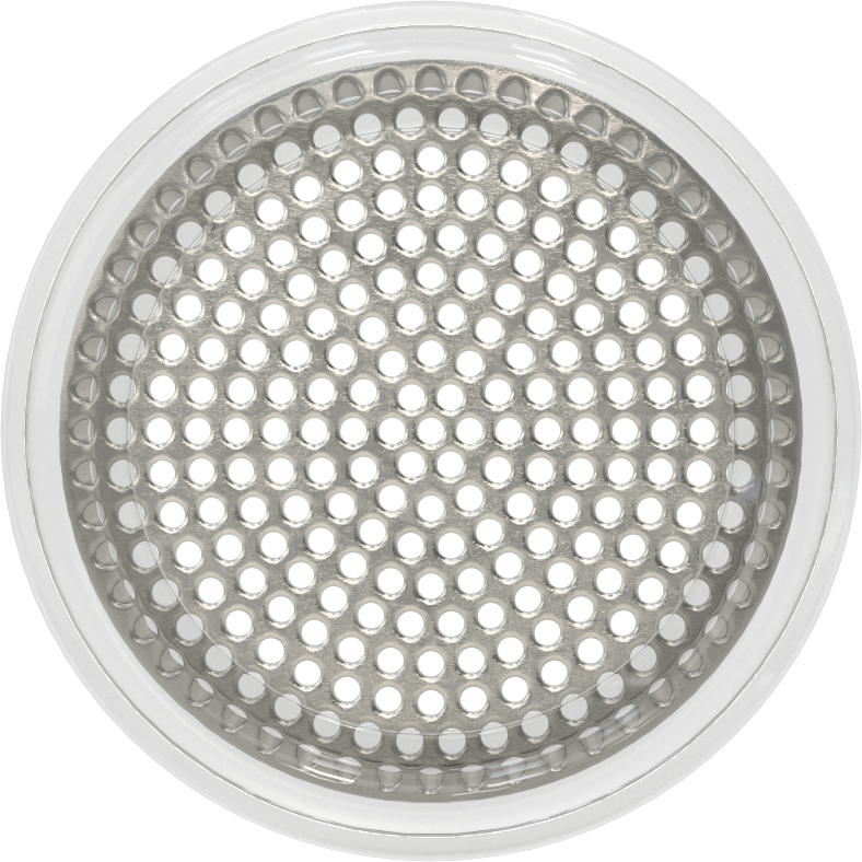 Yüksek Sıcaklık Silikon Contası, 1.5" Dış Çaplı Boru Bağlantı Elemanları için 1/16" Çapında Kademeli Delikler — Rubber, Silicone Rubber,…