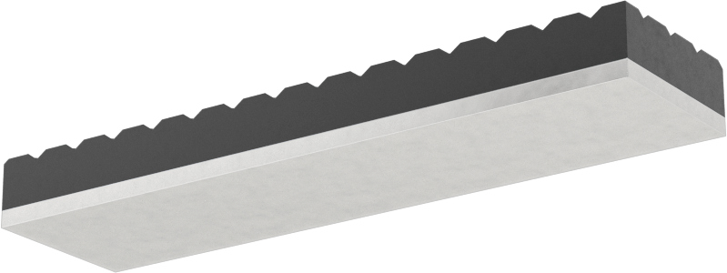 Bükülüp Sabit Kalan Kaymaz Tampon, Çapraz Bağlantı, Yapışkan arka yüz, 2-1/2" Uzunluk, 1/4" Yükseklik