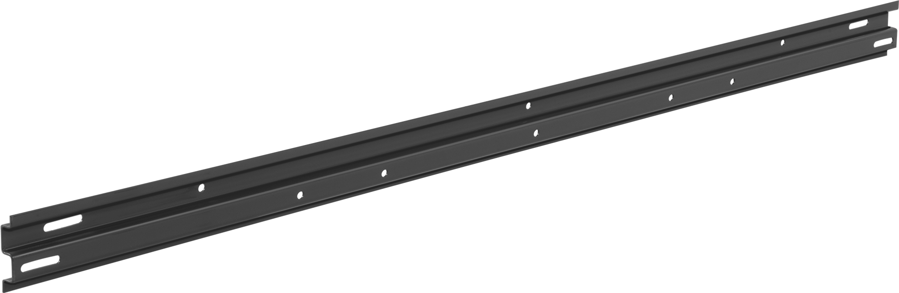 Duvara Monte Saklama Kutusu Rafı, 48" x 3" x 1/2" Toplam Boyut