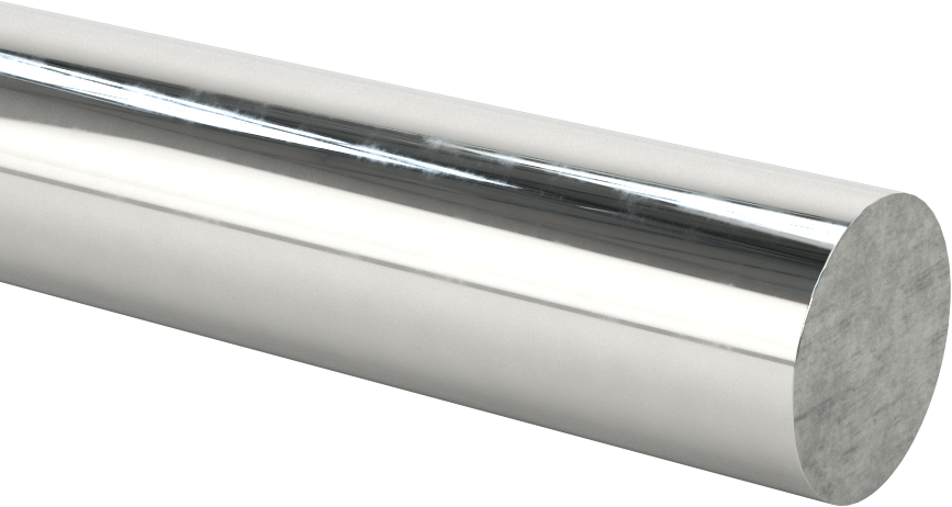 Krom Kaplı Sertleştirilmiş 4140 Alaşımlı Çelik Çubuk, 25 mm Çap