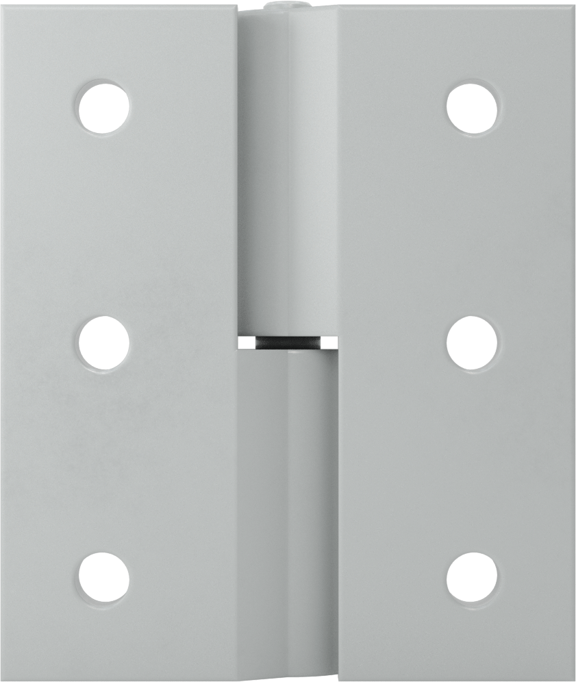Ayarlanabilir Ağır Hizmet Menteşesi, Delikli, 5" x 2-1/8" Kapı Kanadı, Sol Yan Kapı Montajı