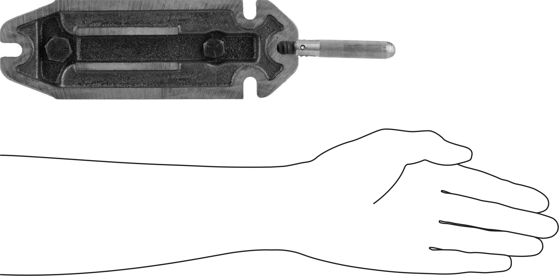 Hızlı Sıkıştırmalı Matkap Pres Mengene, Sabit Taban, Vidalı Çene Kilidi, 3" Genişlik x 1-1/2" Yükseklik Çeneler