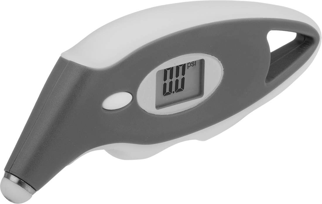 Dijital Okumalı Lastik Basınç Ölçer, 1 Açılı Başlık, 2-3/4" Toplam Uzunluk