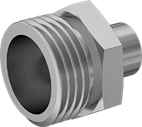 3/4 GHT Erkek x 1/8 BSPP Dişi için Düz Adaptör