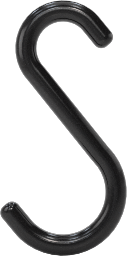 Kaldırma Amaçlı Olmayan Plastik Açık Uçlu S-Kanca — 1⁄4", 2 1⁄2", 1"