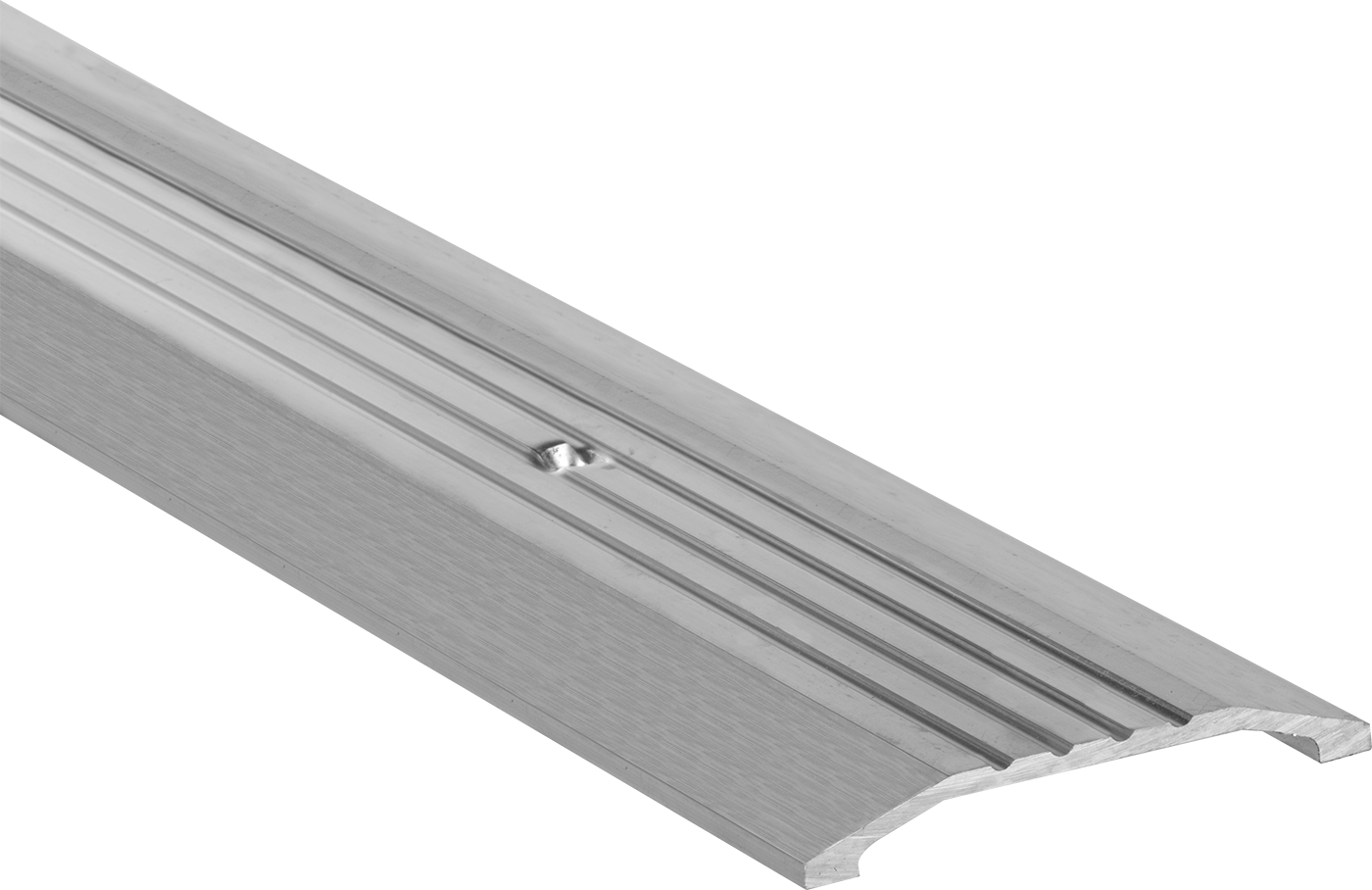 Oluklu Alüminyum Eşik, 2-1/2" Genişlik x 5/16" Yükseklik