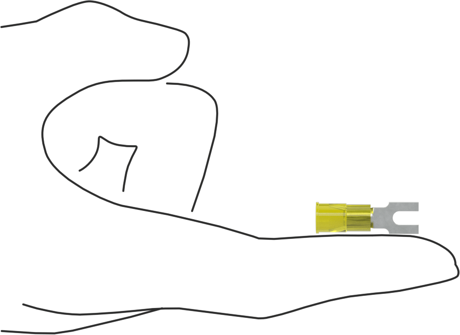 Çatal Terminalleri, Blok, Yalıtımlı Naylon, 12-10 AWG ve #6 Vida için