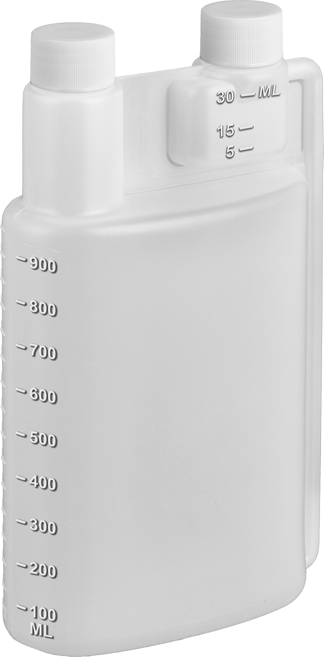 Sıkarak Ölçülen Şişe, HDPE Plastik, 8 FL. oz Kapasiteli Saklama Haznesi