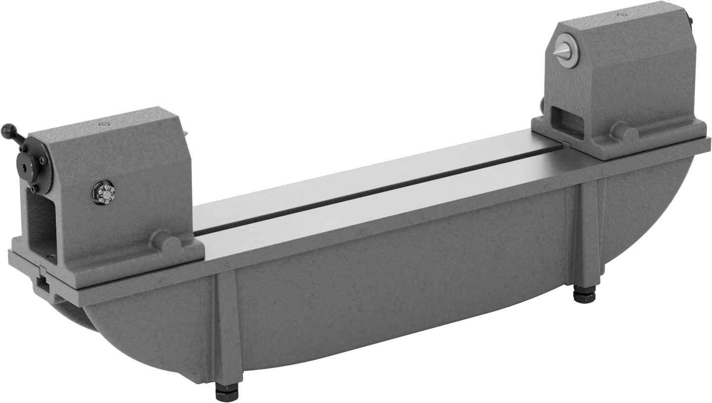 Tezgah Merkezi, 18" uzunluk x 8" çaplı iş parçası için