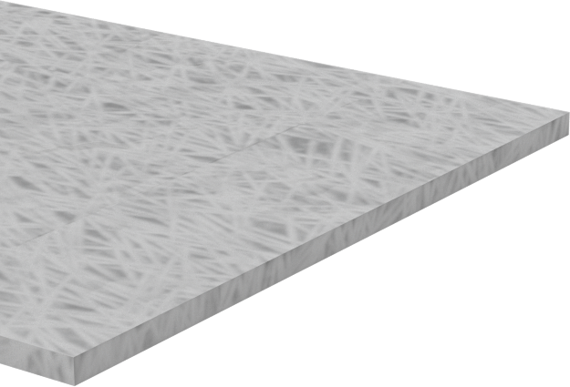 Yüksek Sıcaklık Seramik Elyaf Boru Yalıtımı, Alümina Oksit, 50 Fit Uzunluk x 1" Genişlik x 1/32" Kalınlık