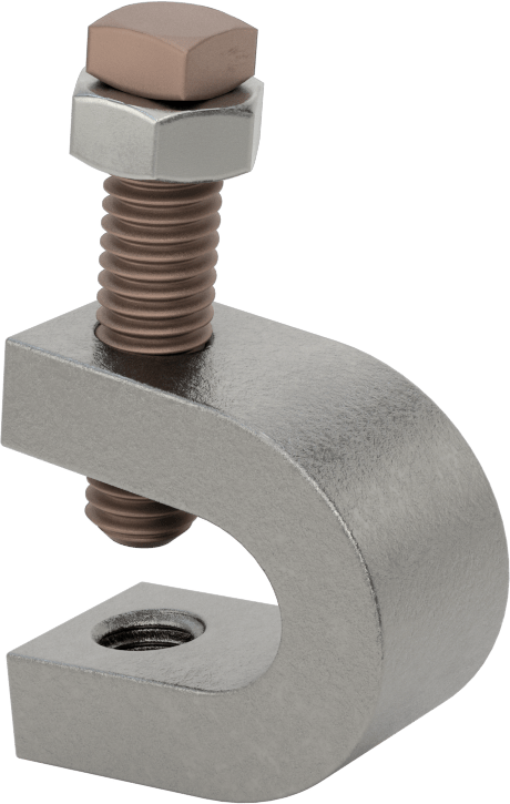 Gijon için Kiriş Kelepçesi, Alttan Montaj, Çelik, 3/8"-16 Çubuk Boyutu ve 5/8" Kiriş Kalınlığı için