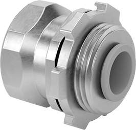 Esnek Metal Kanal için Adaptör, Çelik, Düz