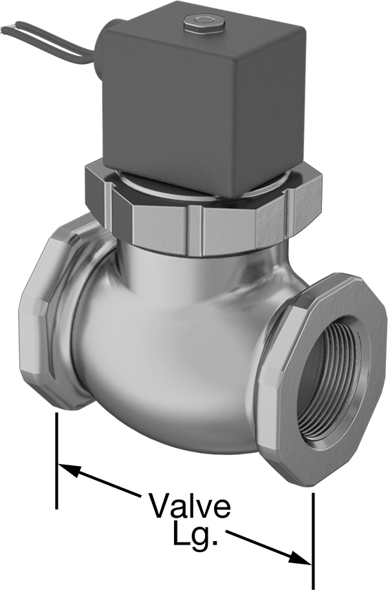 Floroelastomer Contalı Bronz Solenoid Valf, Normalde Kapalı