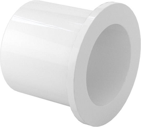 Neme Dayanıklı Kuru Çalışan Flanşlı Burçlu Yatak, 5/8" Çap ve 3/4" Gövde İç Çapı için, 3/4" Uzunluk, 1/16" Flanş Kalınlığı