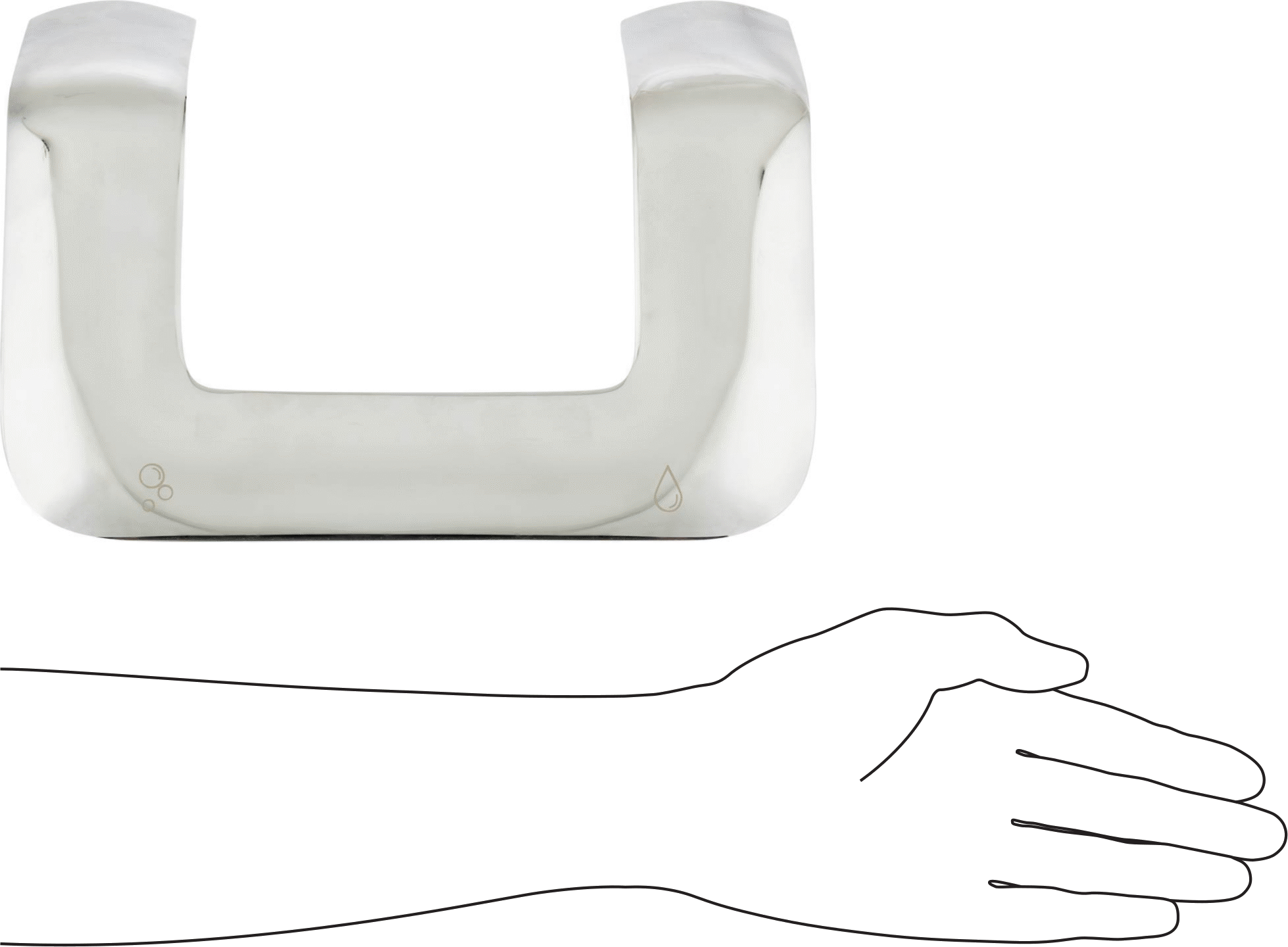 Sabunluklu Temassız Lavabo Bataryası, ve Havalandırıcı, Alt Giriş, Lavabo Montajı, 1/4" Boru Dış Çapı için
