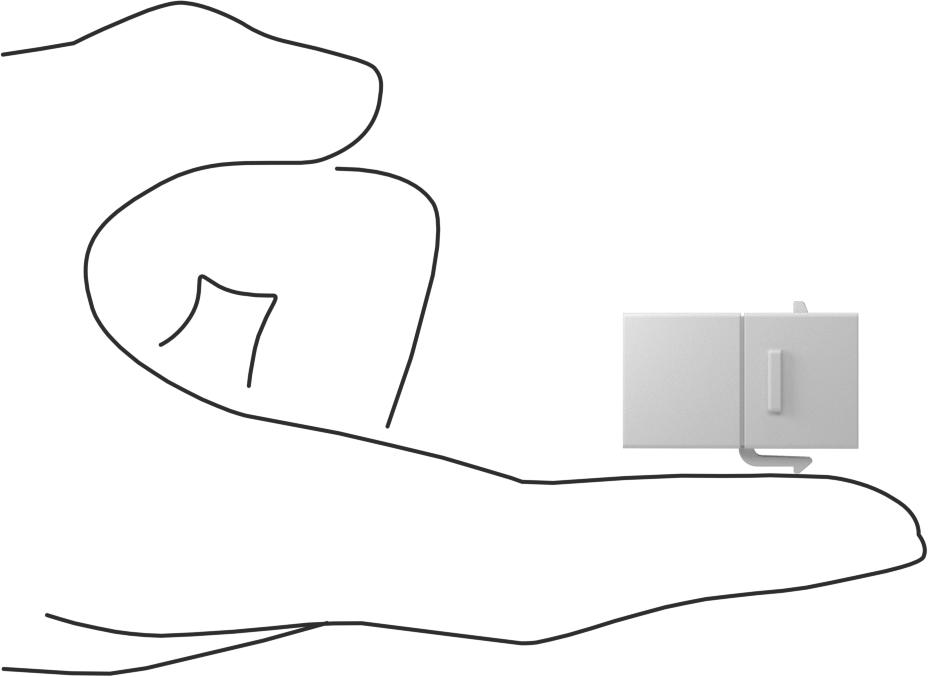 RJ45 Adaptörü, Keystone Duvar Plakaları için, Beyaz, Kategori 6