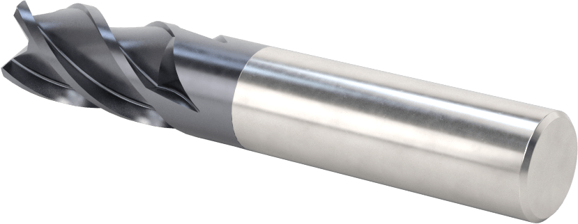 Hızlı Kesim Karbür Uçlu Freze, Pahlı Köşe, Kare, ALTIN Kaplama, 4 Kanallı, 14 mm Freze Çapı