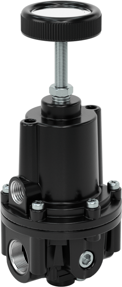 Versa-Mount Hassas Basınçlı Hava Regülatörü, 1/2 NPT Dişi, 100 PSI Hava Akışında 60 scfm, 0-10 PSI