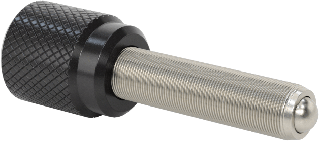 Ultra İnce Dişli Plastik Başlı Tırtıllı El Vidası, 3/16"-100 Diş Boyutu, 3/4" Uzunluk