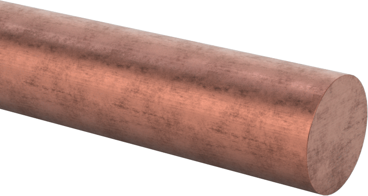 Berilyum İçermeyen 180 Bakır Çubuk, 1/2" Çap