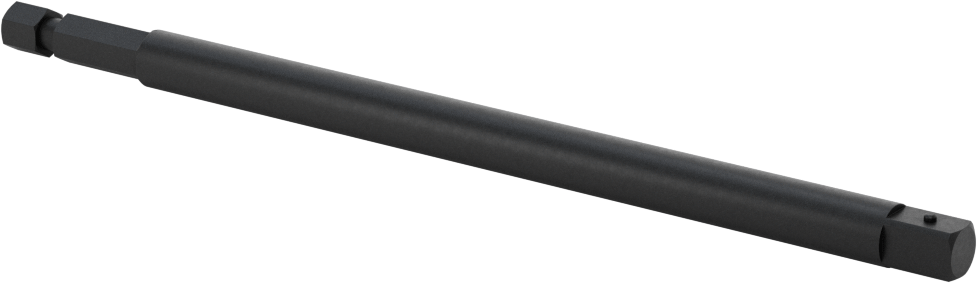 1/4" Altıgen - 1/4" Kare Tahrik Adaptörü, 6" Toplam Uzunluk — 1⁄4", Hızlı Değiştirilebilir Altıgen, Pim