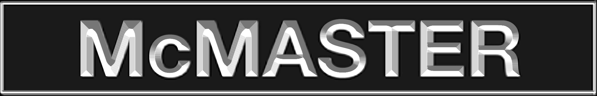 Oyma Mesaj Plakası, ABS, 1" x 3"