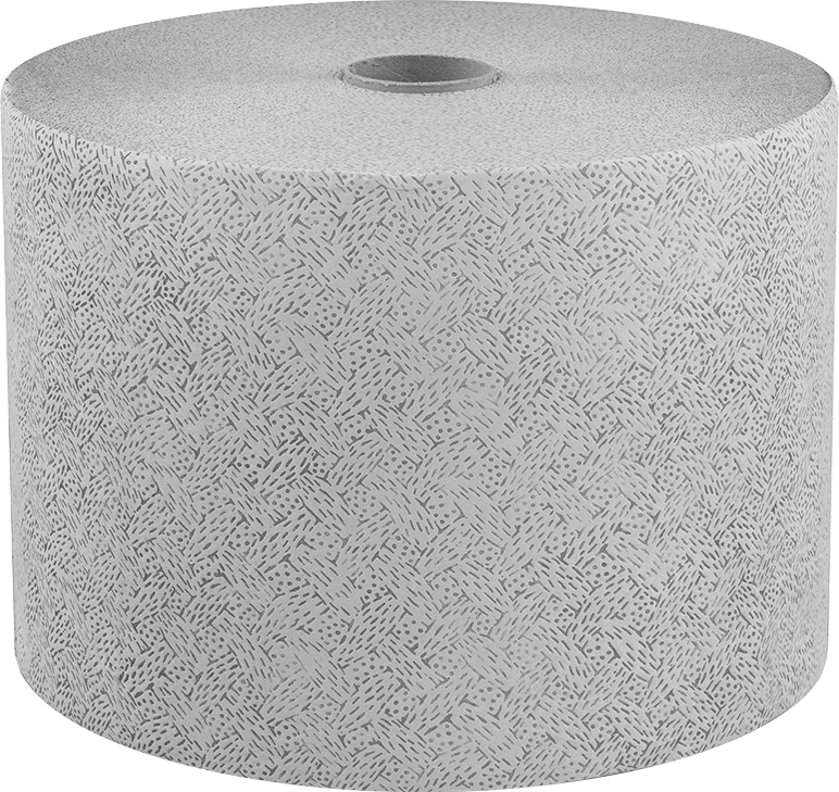 12" Uzunlukta Yağ ve Solvent Mendil Rulosu — Rulo, Mavi, Plastic, Polypropylene Fabric