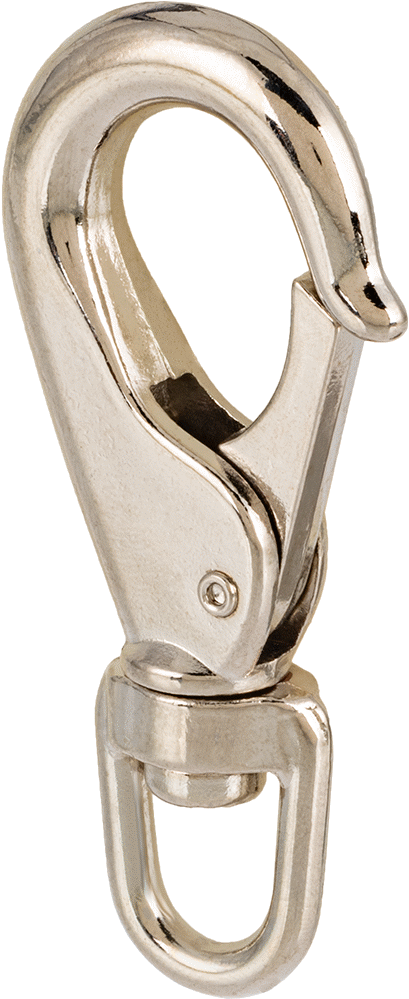 Döner Gözlü Karabina, Çinko, 7/32" Açıklık Genişliği, 2-1/4" Uzunluk, 3/4" İç Genişlik