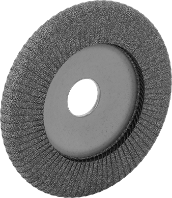 Dik Açı Kaynaklar için Kanatlı Zımpara Diski, Paslanmaz Çelik ve Sert Metal Üzerine, Dişsiz Delik