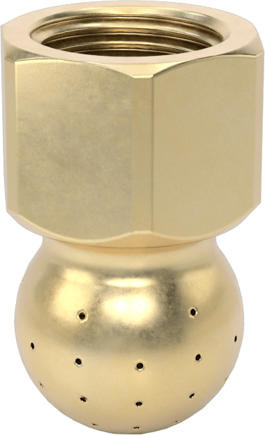 Tank Yıkama Nozulu, Pirinç, 1/2 NPT Dişi, 20 PSI'da 4 gpm