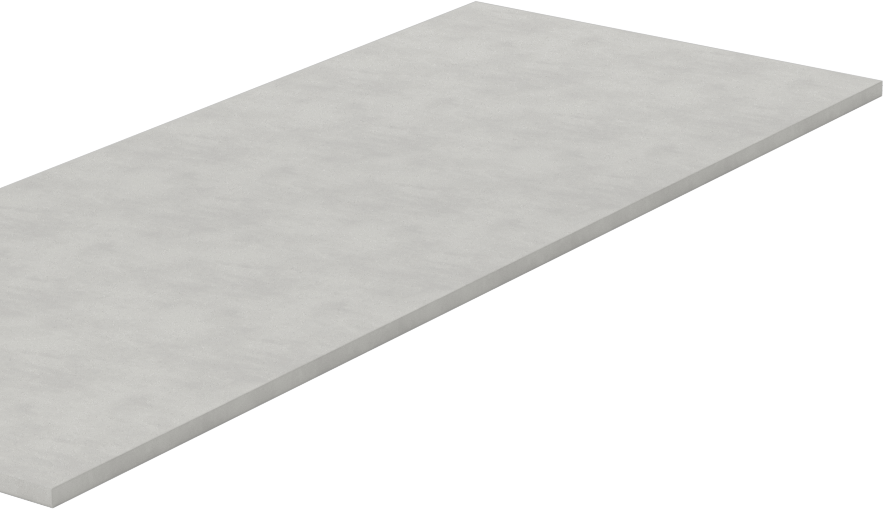 Kolay İşlenebilir Cam-Mika Seramik, -330° ila 930°F, 2" x 5" Levha, 1/16" Kalınlık