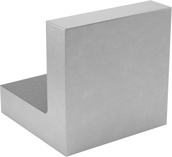 Sıkı Toleranslı Açı Plakası, 2" Uzunluk x 2" Genişlik x 2" Yükseklik