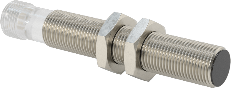 Uzun Mesafeli Metal Nesne Yakınlık Anahtarı, DC, Çıkıntılı, 4 Kutuplu Mikro M12 Konektör, Kablo ve Yazılım — 6V DC-48V DC, Tapa, Endüktif