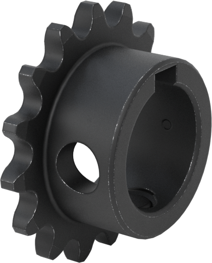 Çelik Tek Sıralı Dişli, ANSI 25 Makaralı Zincir ve 5/8" Mil Çapı için, 15 Diş