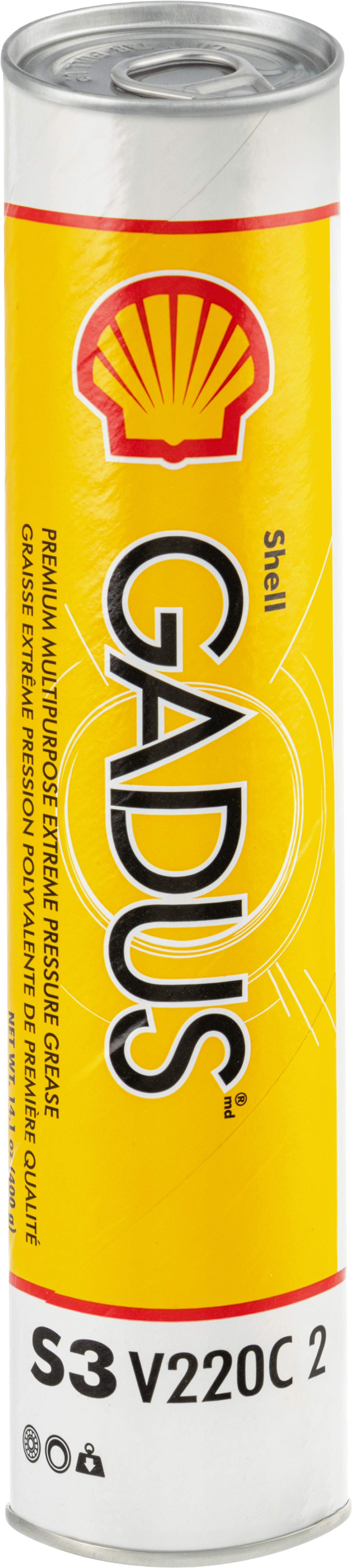 Lityum Kalınlaştırıcılı Kabuk Gres Yağı, Gadus S3 V220C, NLGI Sınıf 2, 14 FL. oz.
