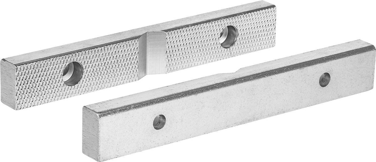 Wilton Model 10010 Tezgah Mengene için Çeneler — Tırtıklı, 6", Düz