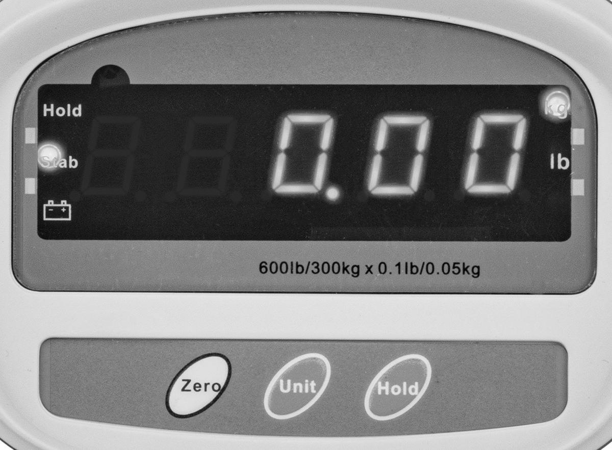 Dijital Ekranlı Asma Terazi, 100 lbs. Kapasite