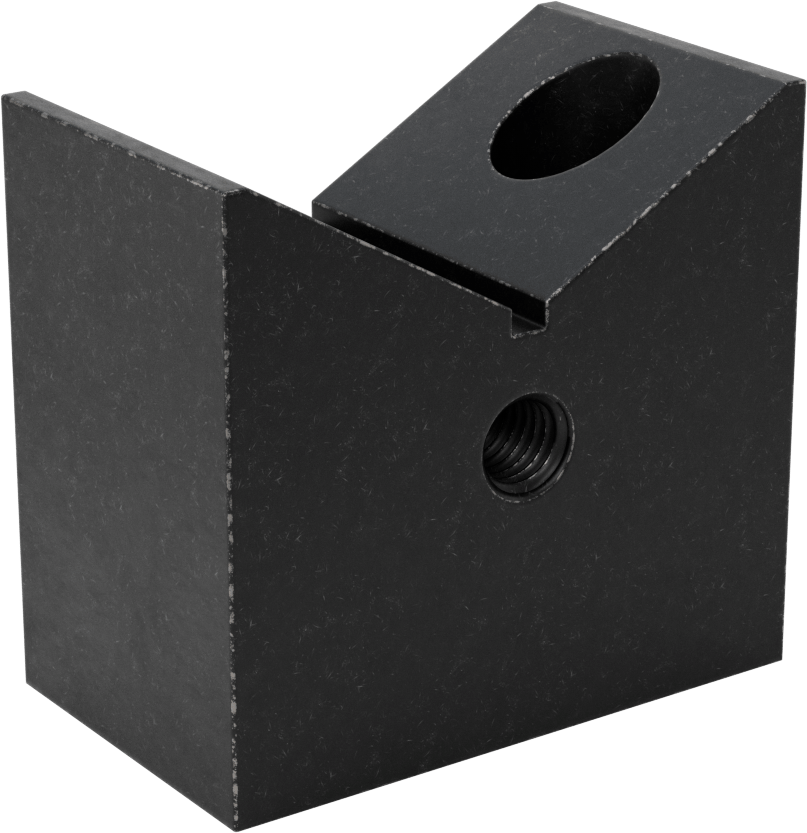 Izgara Fikstürleri için Hassas Konumlandırmalı V-Blok, Dikey Montaj, 2" Uzunluk x 3-1/4" Genişlik