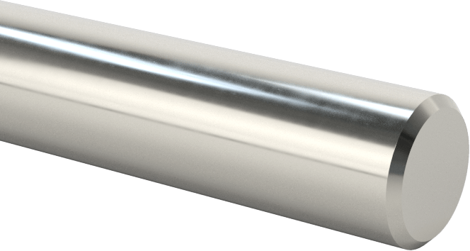 303 Paslanmaz Çelik Döner Mil, 6 mm Çap, 1000 mm Uzunluk