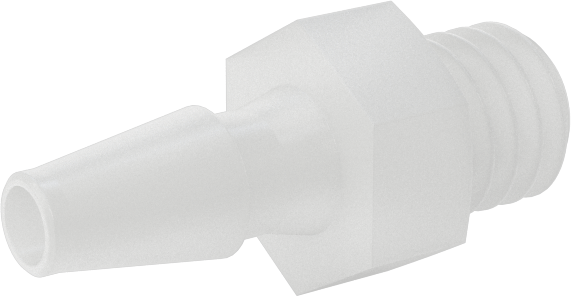 Sıkı Sızdırmazlık Nem Dirençli Tırnaklı Boru Bağlantı Parçası, Hava ve Su için, Düz Adaptör, 3 mm İç Çap x M6 Diş — Düz, Asetal Plastik,…