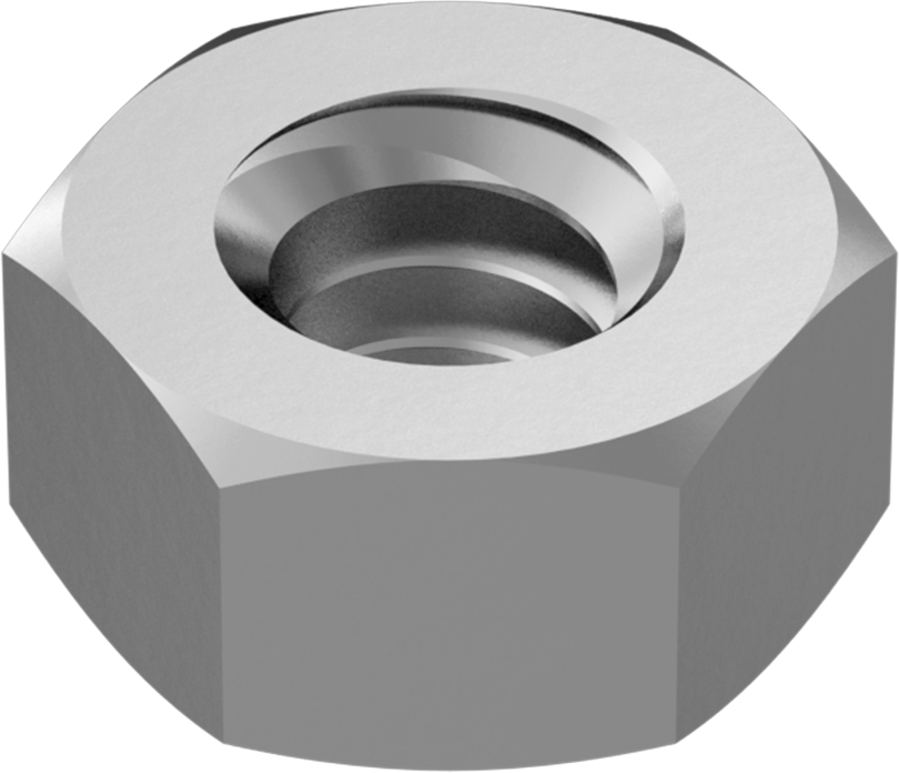 316 Paslanmaz Çelik Gerdirme için 10-24 Sağ Dişli Sıkma Somunu - Kaldırma için Değildir — 10-24, Sağ Yönlü, 316 Stainless Steel, Stainles…