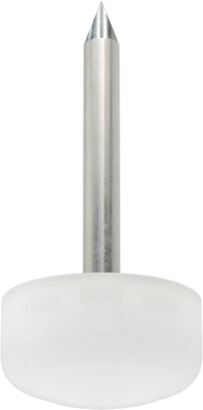 Çekiçle Takılan Koruyucu Ayaklar, 3/8" Çapında Plastik Tabanlı