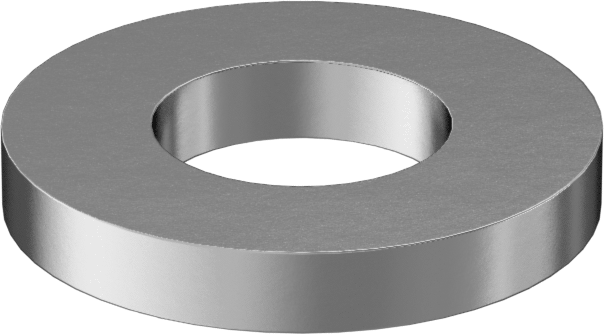 18-8 Paslanmaz Çelik ASME Pul, 4 Numaralı Vida Boyutu için, Dar ASME Tanımı — 0.250", 18-8 Stainless Steel, Stainless Steel, Düz