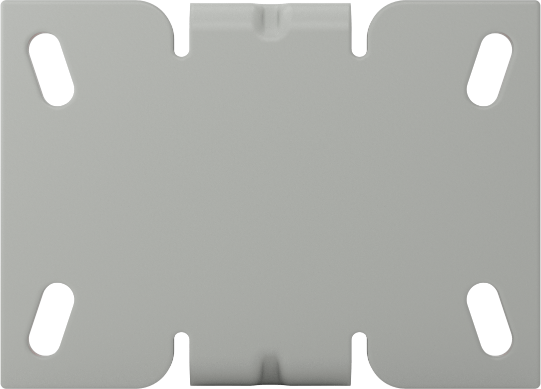 6-1/4" x 4-1/2" Plakalı Yüksek Kapasiteli Mauler Tekerlek, 5" Çaplı Poliüretan Tekerlekli Sert