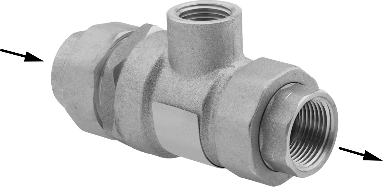 With Threaded Vent, Female Inlet × Female Outlet