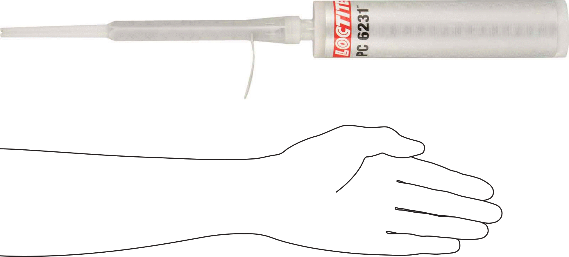 Yüksek Mukavemetli Beton Derz Dolgu Macunu, Loctite® Poliüretan PC 6231, 8.6 FL. oz