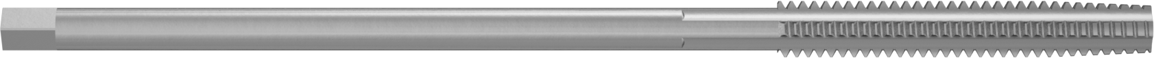 Uzun Menzilli Kılavuz, Yüksek Hızlı Çelik, Konik Pah, 1/4"-20 Boyut x 1-5/8" Uzunlukta Diş